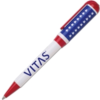 American Flag Twist Pen