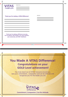 Postcard “You Made The VITAS Difference” - Gold Award