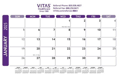 2025 Desk Pad Full Color Calendar - Minimum 100